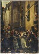 L'Arrestation de Charlotte Corday aprés le meurtre de Marat (13 juillet 1793) (Alfred Dehodencq) - Muzeo.com