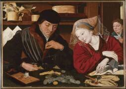 Le Banquier et sa femme (Marinus van Reymerswaele) - Muzeo.com