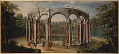 Le Bosquet de la Colonnade dans les jardins de Versailles (anonyme) - Muzeo.com