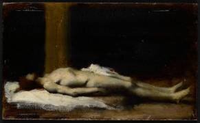 Le Christ au linceul (Jean-Jacques Henner) - Muzeo.com