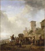 Le Cortège du Boeuf gras (Philips Wouwerman) - Muzeo.com