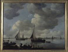 Le départ pour la pêche (Jan van Goyen) - Muzeo.com