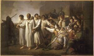 Le dévouement patriotique des six Bourgeois de Calais en 1342 (Ary Scheffer) - Muzeo.com