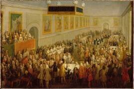Le Festin du sacre de Louis XV (Pierre Denis Martin) - Muzeo.com