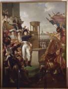Le Général Bonaparte proclamant la République Cisalpine à Milan, le 9 juillet 1797 (Louis Lafitte) - Muzeo.com