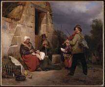Le marchand de chansons (Auguste-Xavier Leprince) - Muzeo.com