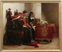 Le Pape et l'Inquisiteur, dit aussi Sixte IV et Torquemada (Jean-Paul Laurens) - Muzeo.com