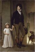 Le peintre Isabey et sa fille Alexandrine (François Gérard) - Muzeo.com
