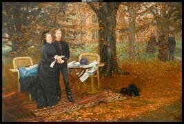 Le Prince impérial et sa mère (James Tissot) - Muzeo.com