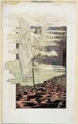 Le Rêve : femme ailée se penchant (Carlos Schwabe) - Muzeo.com