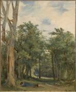 Le repos dans la forêt (Augustin Enfantin) - Muzeo.com