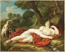Le Repos de Diane (Louis Simon Tiersonnier) - Muzeo.com