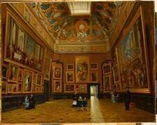 Le Salon Carré du Louvre en 1875 (Lucjan Przepiorski) - Muzeo.com