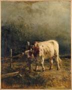 Le taureau, effet d'orage (Constant Troyon) - Muzeo.com