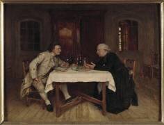 Le Vin du curé (Jean-Louis-Ernest Meissonier) - Muzeo.com