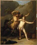 L'éducation d'Achille par le centaure Chiron (Jean-Baptiste Regnault) - Muzeo.com