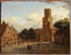 L'église Sainte-Aldegonde à Emmerich (Allemagne) (Jan van der Heyden) - Muzeo.com
