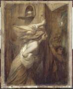 Les Deux Pigeons (esquisse) (François Léon Benouville) - Muzeo.com