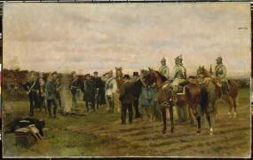 Les otages - Souvenir de la Campagne 1870-71 (Edouard Detaille) - Muzeo.com