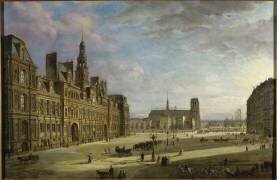 L'Hôtel de Ville, en 1868 (Jan Ostoja Faustin de...) - Muzeo.com