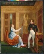 L'impératrice Marie-Louise faisant le portrait de Napoléon Ier (Alexandre Menjaud) - Muzeo.com