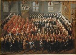 Lit de Justice tenu par Louis XV (Louis Michel Dumesnil) - Muzeo.com