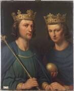 Louis III (vers 863-882) et Carloman (vers 866-884), rois de France (Charles de Steuben) - Muzeo.com