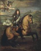 Louis XIV à cheval couronné par la Victoire, devant Namur (Pierre Mignard) - Muzeo.com