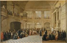 Louis XIV recevant le serment du marquis de Dangeau (Antoine Pezey) - Muzeo.com