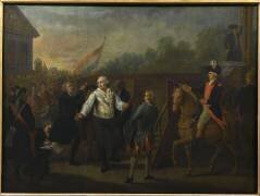 Louis XVI et l'Abbé Edgeworth de Firmont au pied de l'échafaud, le 21 janvier 1793 (Charles Benazech) - Muzeo.com