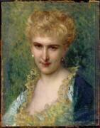 Madame Ernest Hébert, née Gabrielle d'Uckermann (Ernest Hébert) - Muzeo.com