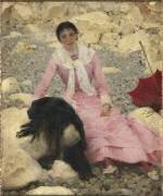 Madame Fernande Mathey (1857-1941), femme de l'artiste (Paul Mathey) - Muzeo.com