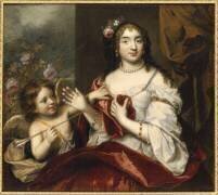 Marie-Louise Rouxel de Médavy (1648-1728), Mademoiselle de Grancey (Claude Lefebvre) - Muzeo.com