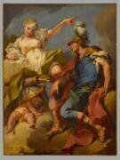 Mars, Vénus et l'Amour (Giovanni Battista Pittoni) - Muzeo.com