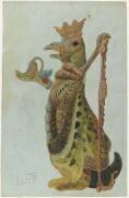 Modèle de cruche en forme de sauterelle (Emile Gallé) - Muzeo.com