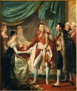 Napoléon Ier présente le roi de Rome aux dignitaires de l'Empire, 20 mars 1811 (Georges Rouget) - Muzeo.com