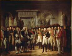 Napoléon Ier reçoit au palais Royal de Berlin, les députés du Sénat français, le 19 novembre 1806 (René Théodore Berthon) - Muzeo.com