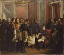 Napoléon Ier signant son abdication au château de Fontainebleau le 4 avril 1814 (Gaetano Ferri) - Muzeo.com