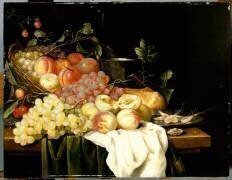Nature morte aux fruits et aux crevettes (Joris van Son) - Muzeo.com