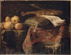 Nature-morte : cédrats et violon. (Francesco Noletti) - Muzeo.com