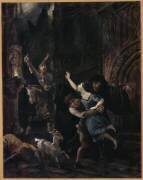 Notre Dame de Paris. L'enlèvement de la Esmeralda (livre II, ch.IV) (Louis Boulanger) - Muzeo.com