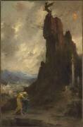 Oedipe s'exilant de Thèbes dit autrefois Oedipe et Antigone (Henri-Léopold Lévy) - Muzeo.com