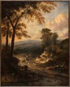Paysage au fauconnier (Jan Wijnants) - Muzeo.com