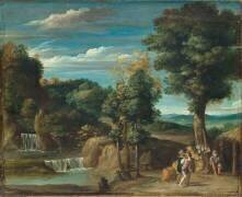 Paysage avec un ermite (Le Dominiquin) - Muzeo.com