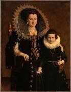 Portrait de femme avec un enfant (anonyme) - Muzeo.com