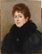 Portrait de femme à la chevelure rousse (Albert Besnard) - Muzeo.com
