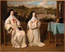 Portrait de la mère Angélique et de la mère Agnès Arnauld (Cavalier d'Arpin) - Muzeo.com