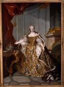 Portrait de la reine Marie Leszczynska (1703-1768) (Louis Tocque) - Muzeo.com