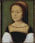 Portrait de Madeleine d'Ecosse (Corneille de Lyon) - Muzeo.com