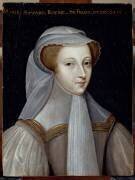 Portrait de Marie Stuart en deuil blanc (anonyme) - Muzeo.com